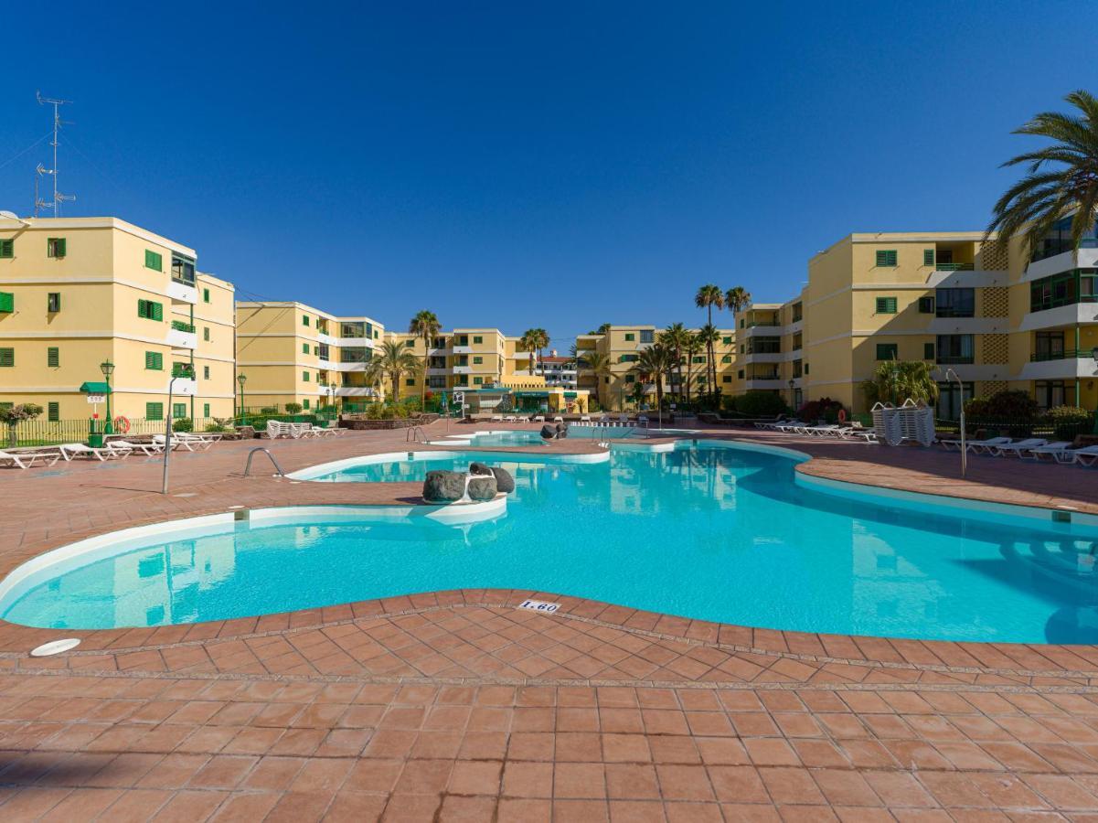 Apartamento con piscina en Maspalomas Playa del Ingles  Bagian luar foto
