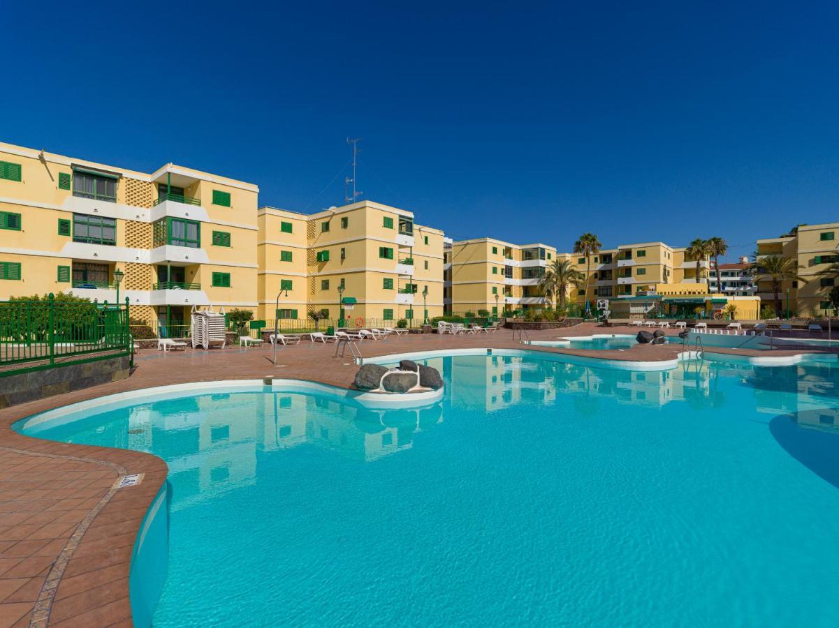 Apartamento con piscina en Maspalomas Playa del Ingles  Bagian luar foto