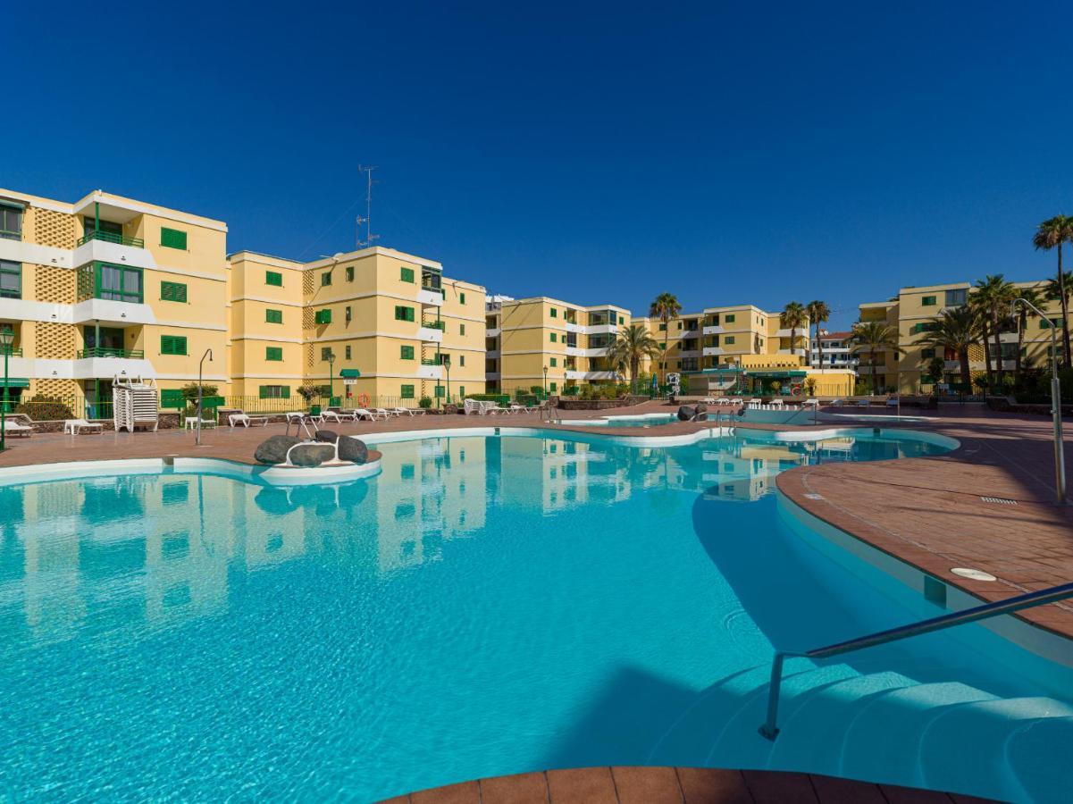 Apartamento con piscina en Maspalomas Playa del Ingles  Bagian luar foto
